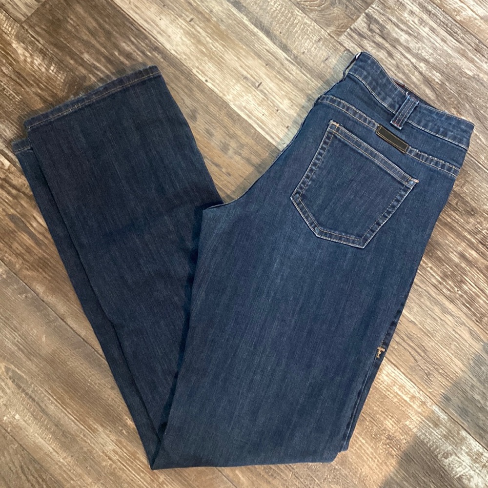 Cowgirl Tuff Women's Boot Cut Jeans - Dark Blue